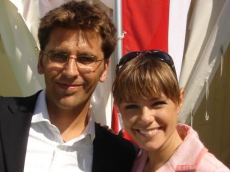 Gieri Bolliger mit Francine Jordi