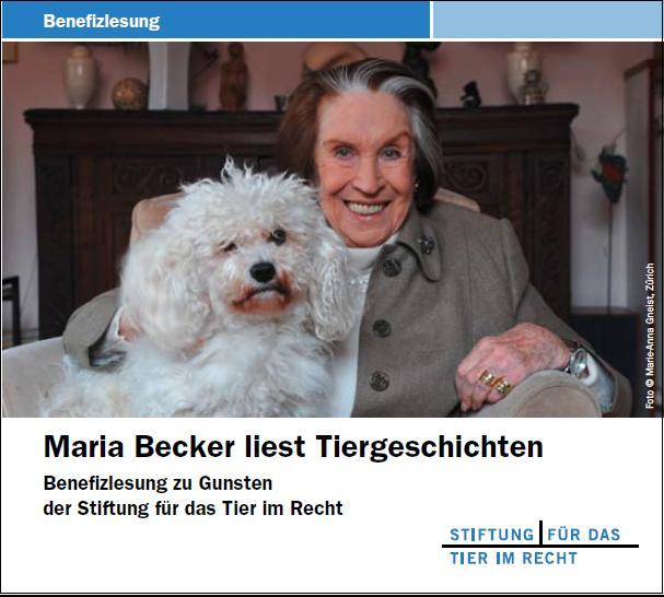 Maria Becker Benefiz-CD-Cover