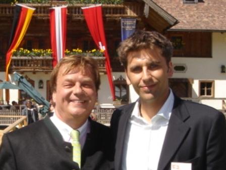 Gieri Bolliger mit Michael Aufhauser